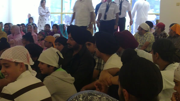 New Punjabi School - surprise visit from Malkit Singh